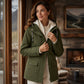 🔥 This Week’s Special – 50% OFF!! 🧥💦 Women's Plush-Lined Windproof Hooded Jacket – Unleash Style and Durability in Any Storm!