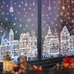 🎅Ready for Christmas!⏳LAST DAY SALE ONLY￡6.99!🎁🎄Christmas Village Window Sticker Set