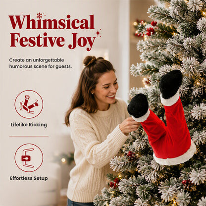 🎄 HOLIDAY FLASH SALE! 🎄 50% OFF! 🧝 Creative Christmas Tree Elf Legs Hanging Ornament – Quirky & Fun for Your Festive Tree!