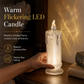 🔥 50% OFF! 🎁 Buy 1 Get 1 Free!! 🕯️ Glowing LED Electronic Candle Night Light – Flameless, Cosy & Safe ✨