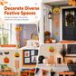 🔥 50% OFF! 🎁 Buy 1 Get 1 Free!! 🎃 Halloween Wooden Pumpkin DIY Craft Kit – Creative Halloween Fun for All Ages ✨