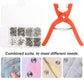 ⏳ LAST DAY SALE – 50% OFF! 🔘 Sew-Free Snap Fastener Plier Kit: Stainless Steel, Ergonomic, with Storage Box, 50-200 Sets