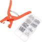 ⏳ LAST DAY SALE – 50% OFF! 🔘 Sew-Free Snap Fastener Plier Kit: Stainless Steel, Ergonomic, with Storage Box, 50-200 Sets
