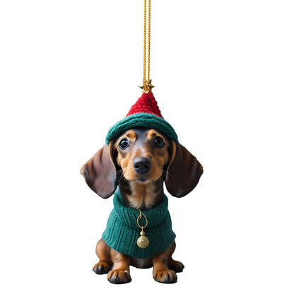 🎄🎁 HOT Christmas Sale! 🔥 50% OFF! 🎁 Buy 1 Get 1 Free! 🐕 Puppy-Shaped Christmas Tree Ornaments ✨