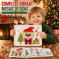 🎄 FESTIVE SALE – 50% OFF! 🍄🧩 Kids' Christmas 3D Mushroom Peg Board Play Set ✨