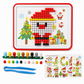 🎄 FESTIVE SALE – 50% OFF! 🍄🧩 Kids' Christmas 3D Mushroom Peg Board Play Set ✨