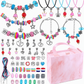 🥳 HOT SALE – 50% OFF! 💎 Kids DIY Charm Bracelet Making Kit for Girls ✨