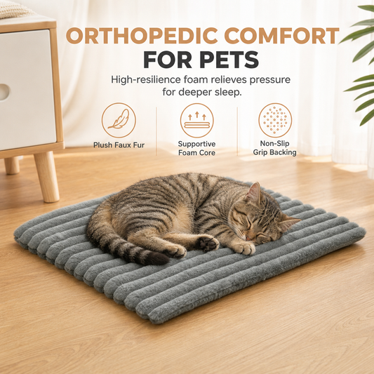 🍂 Seasonal Sale – 50% OFF! 🐾 Cozy Warm Plush Pet Sleeping Mat – Soft, Warm & Perfect for Chilly Days ✨