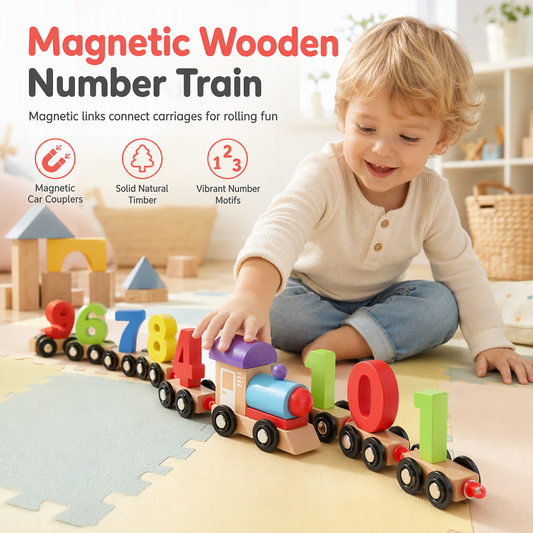 🔥 50% OFF! 🚂 Magnetic Number Train Toy Set for Kids – Fun, Educational & Perfect for Early Learning ✨