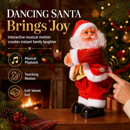 🎄 Festive Limited Edition – 50% OFF! 🎅 Dancing Musical Santa Claus Christmas Toy 🎶