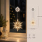 🎄 Last Day Special Price £9.99! ❄️ DIY Christmas Snowflake Suction Cup LED Lights ✨ | Battery Operated, Warm & Multi-Colour, Window Suction Lights, Christmas Home & Party Decor