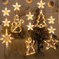 🎄 Last Day Special Price £9.99! ❄️ DIY Christmas Snowflake Suction Cup LED Lights ✨ | Battery Operated, Warm & Multi-Colour, Window Suction Lights, Christmas Home & Party Decor