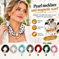 🎄 Christmas Sale 60% OFF! 🎁 Buy 1 Get 1 Free! ✨ Women's Elegant Magnetic Pearl Scarf Necklace 📿