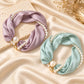 🎄 Christmas Sale 60% OFF! 🎁 Buy 1 Get 1 Free! ✨ Women's Elegant Magnetic Pearl Scarf Necklace 📿