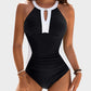 🏖️Last Day Special Sale 49% OFF🩱Full Coverage Retro Color Block Swimwear