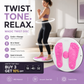 🔥Last Day Special Price £15.99!!⚡Waist Twisting Massage & Exercise Balance Board – Burn Fat, Slim Waist & Improve Circulation at Home
