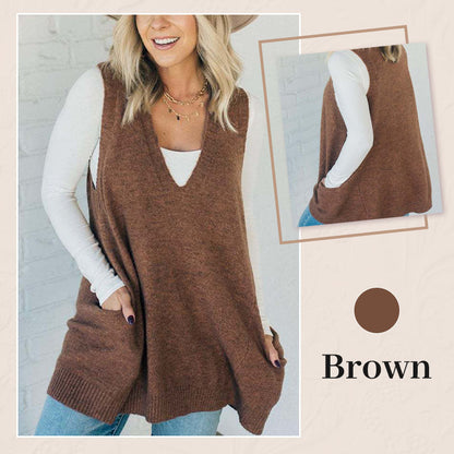 Women's V-Neck Sweater Vest