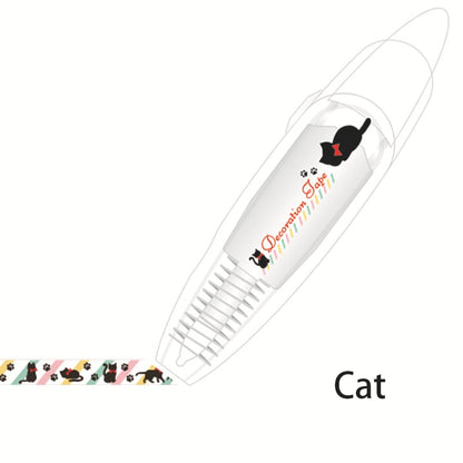 DIY Cute Animals Press Type Decorative Pen