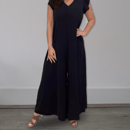 🔥2024 SUMMER NEW RUFFLED WIDE-LEG CASUAL JUMPSUIT