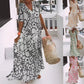 💖Hot Sale 48% OFF-🎁2023 Summer New Short-sleeved Printed Dress