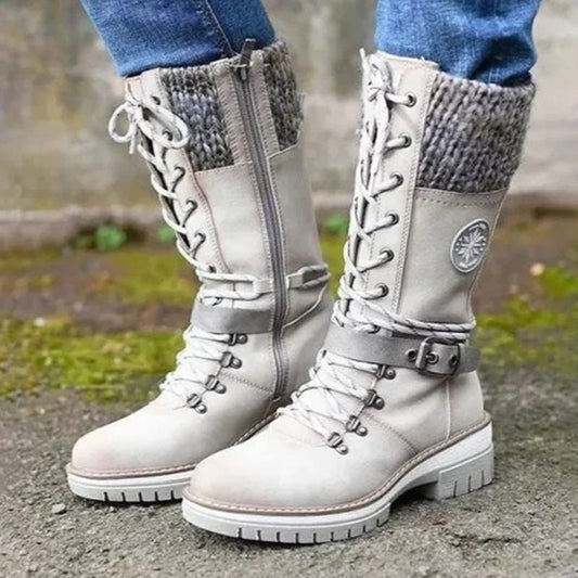 🔥Christmas Hot Sale🔥Women's Waterproof Knee Snow Boots