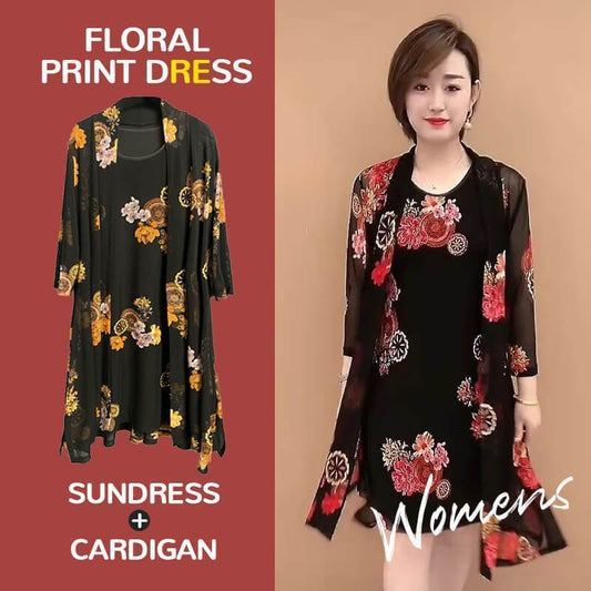 🎁Hot Sale 49% OFF⏳Womens Floral Print Dress